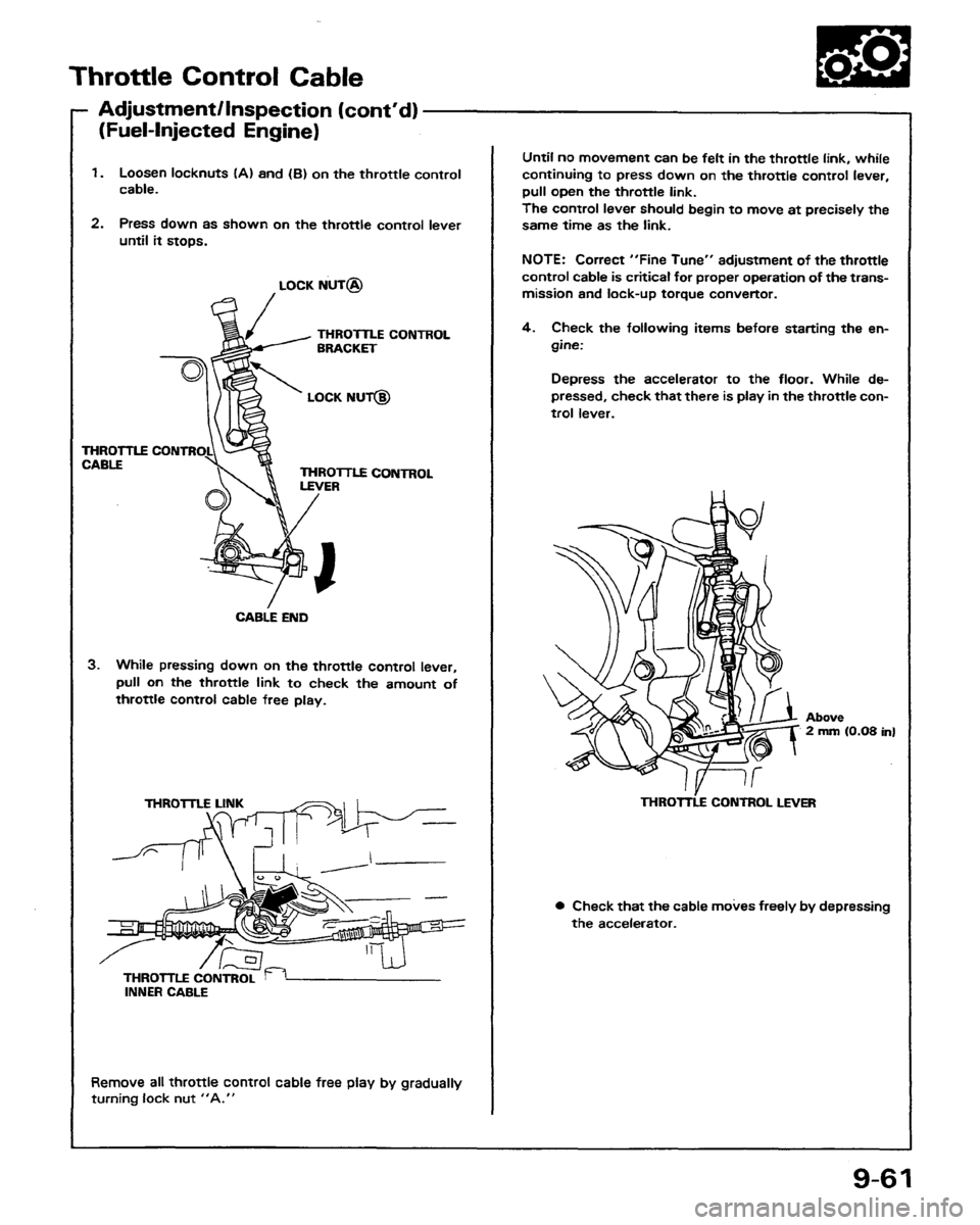 HONDA PRELUDE 1991  Service Repair Manual 