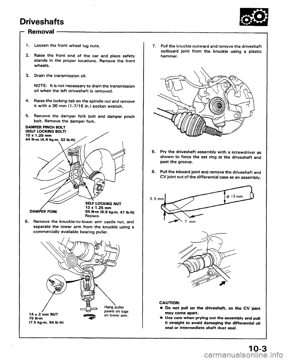 HONDA PRELUDE 1991  Service Repair Manual 