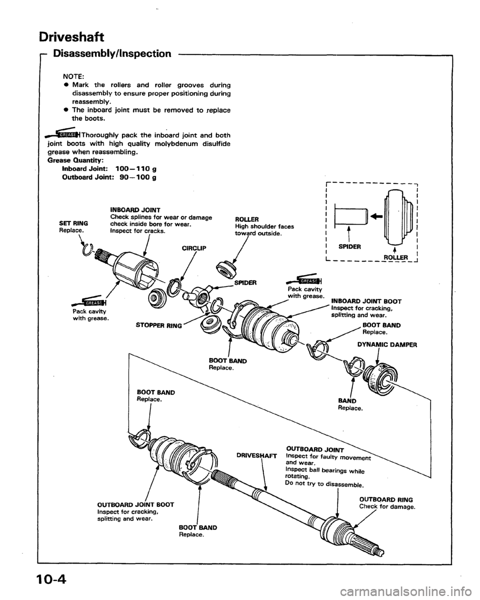 HONDA PRELUDE 1991  Service Repair Manual 