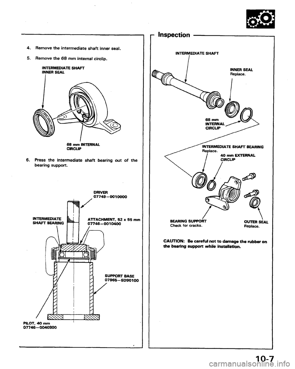 HONDA PRELUDE 1991  Service Repair Manual 