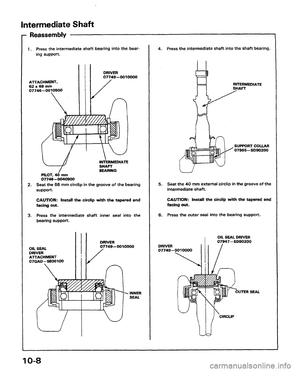 HONDA PRELUDE 1991  Service Repair Manual 