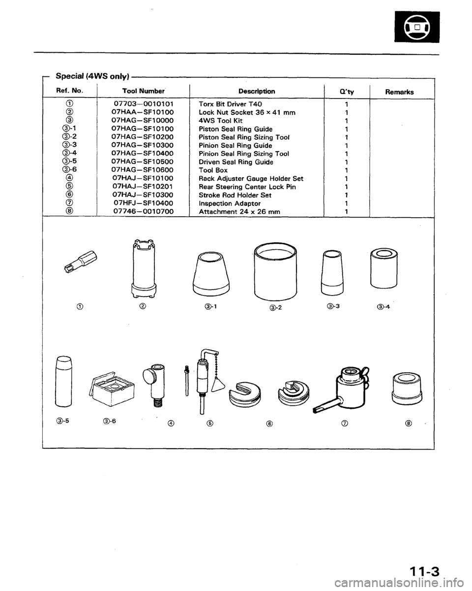 HONDA PRELUDE 1991  Service Repair Manual 