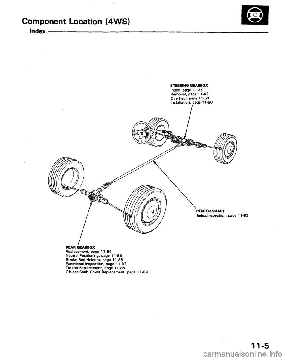 HONDA PRELUDE 1991  Service Repair Manual 