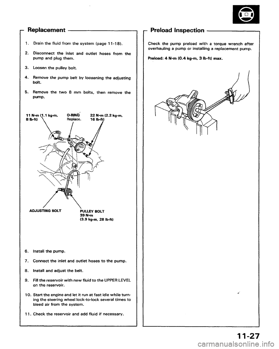 HONDA PRELUDE 1991  Service Repair Manual 