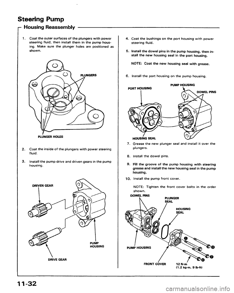 HONDA PRELUDE 1991  Service Repair Manual 