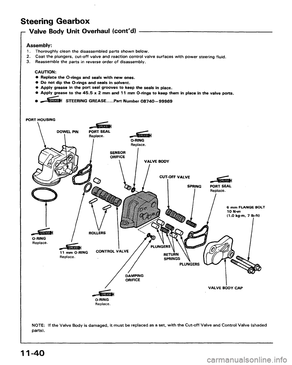 HONDA PRELUDE 1991  Service Repair Manual 