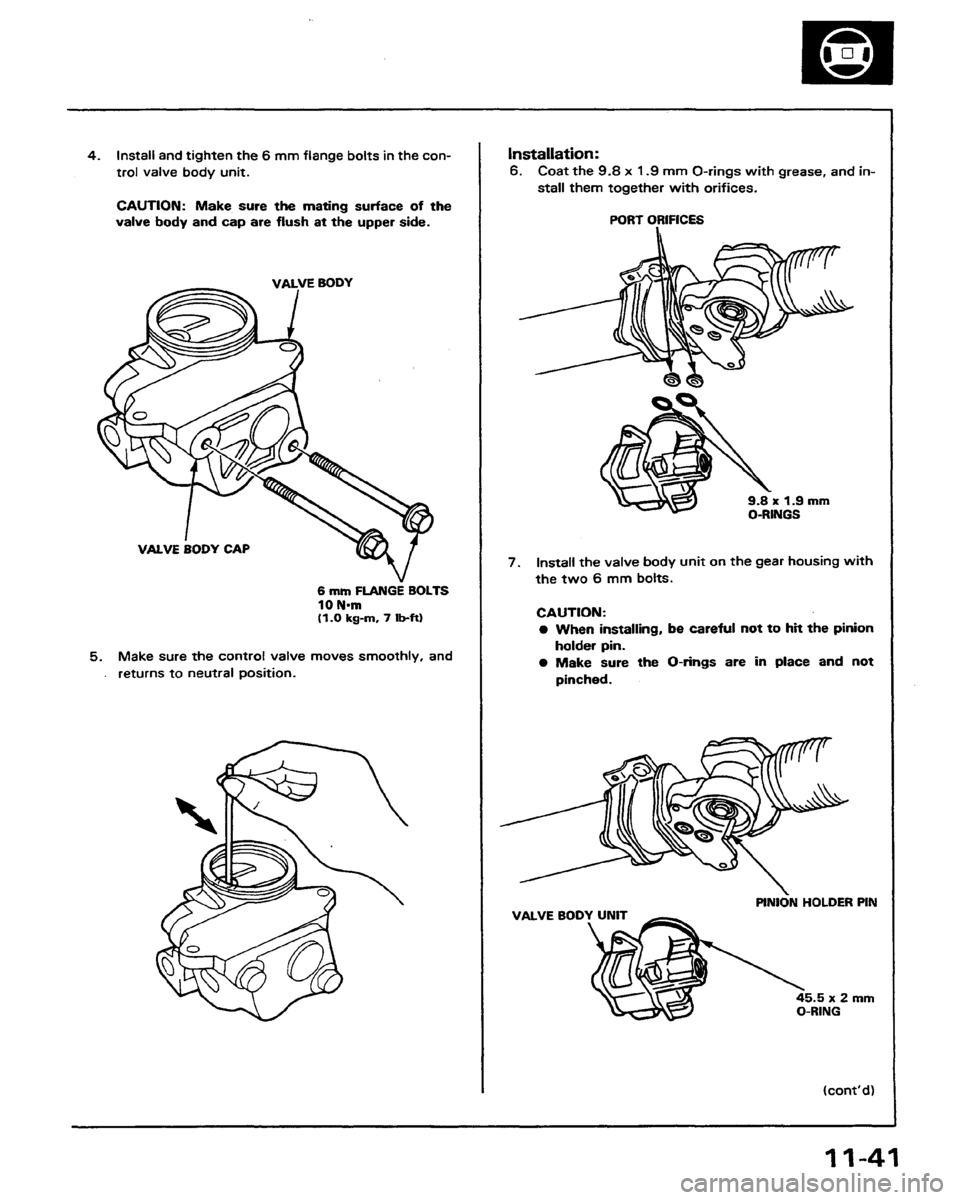 HONDA PRELUDE 1991  Service Repair Manual 