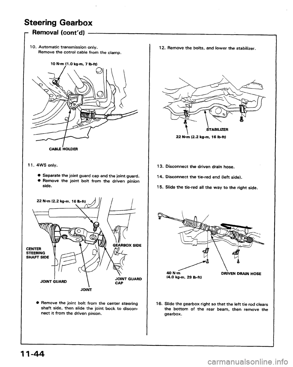 HONDA PRELUDE 1991  Service Repair Manual 