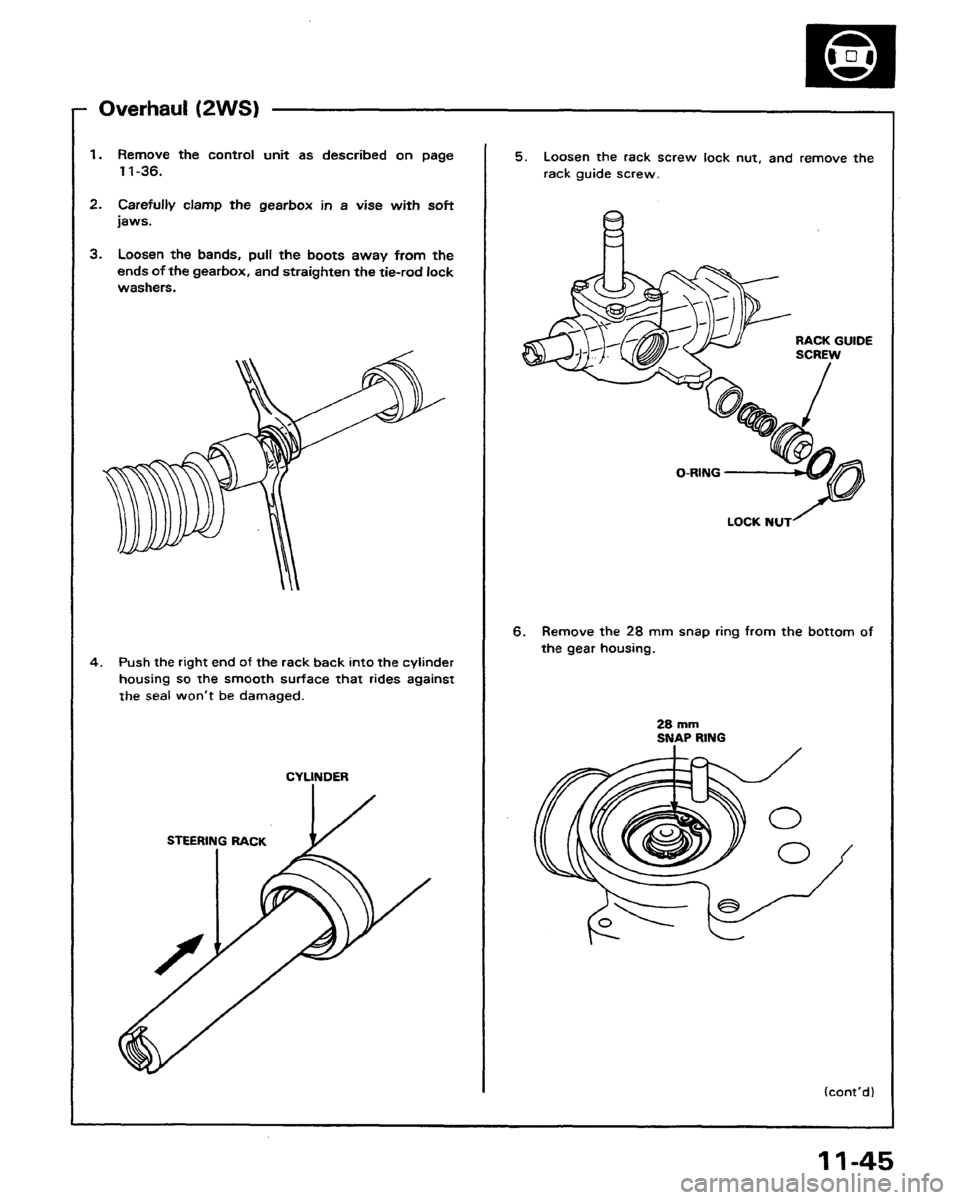 HONDA PRELUDE 1991  Service Repair Manual 