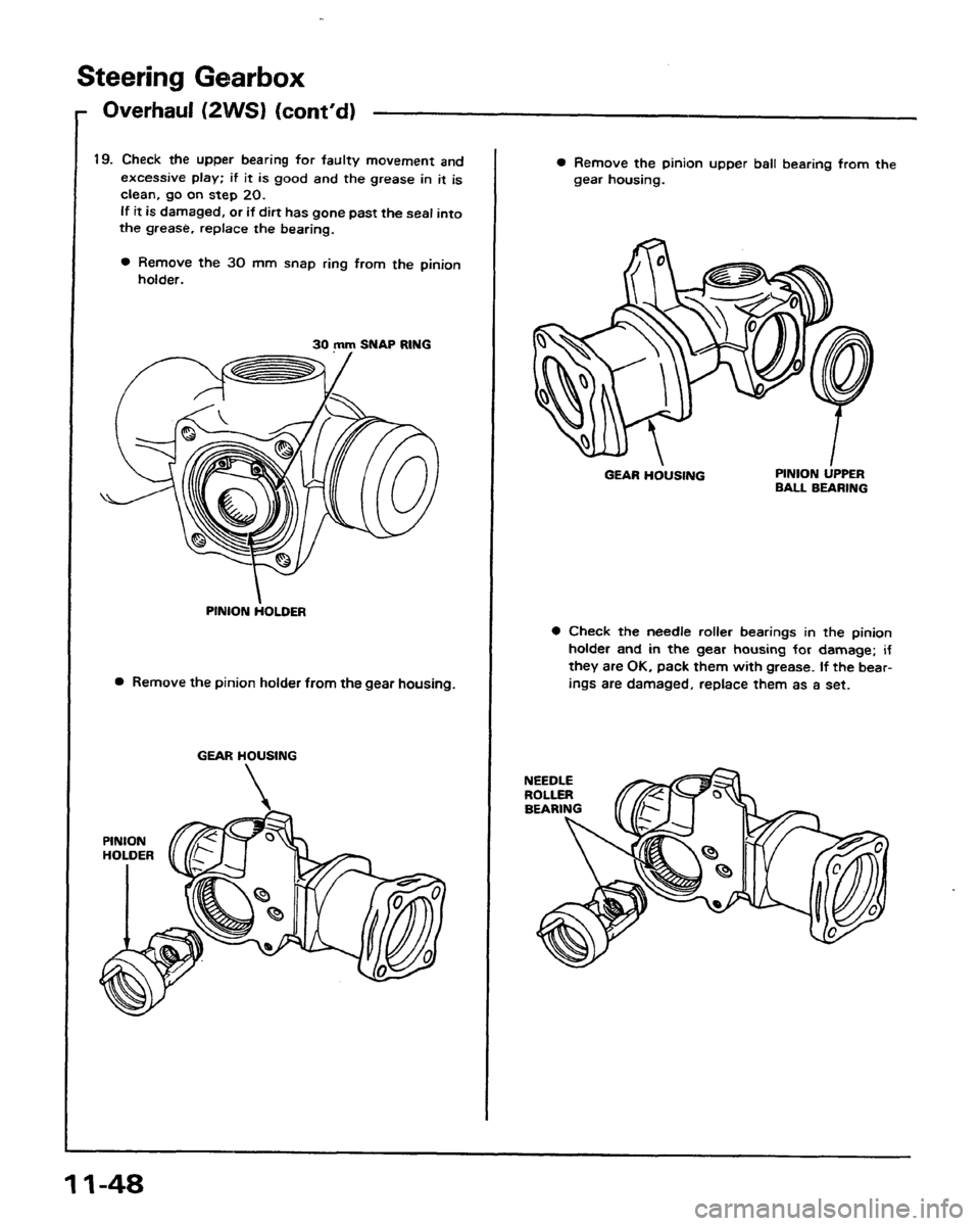HONDA PRELUDE 1991  Service Repair Manual 