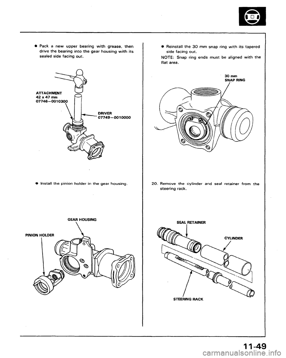 HONDA PRELUDE 1991  Service Repair Manual 