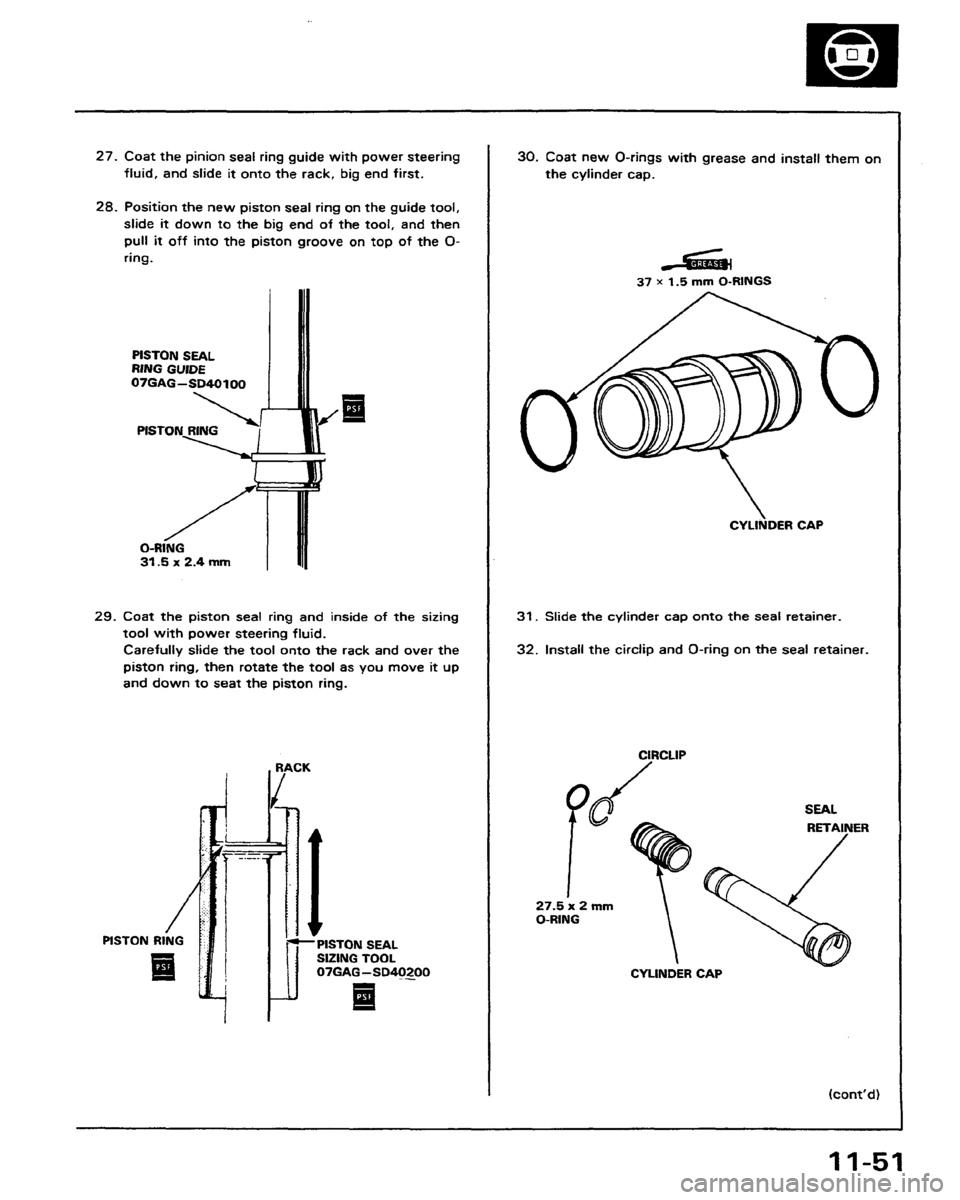 HONDA PRELUDE 1991  Service Repair Manual 