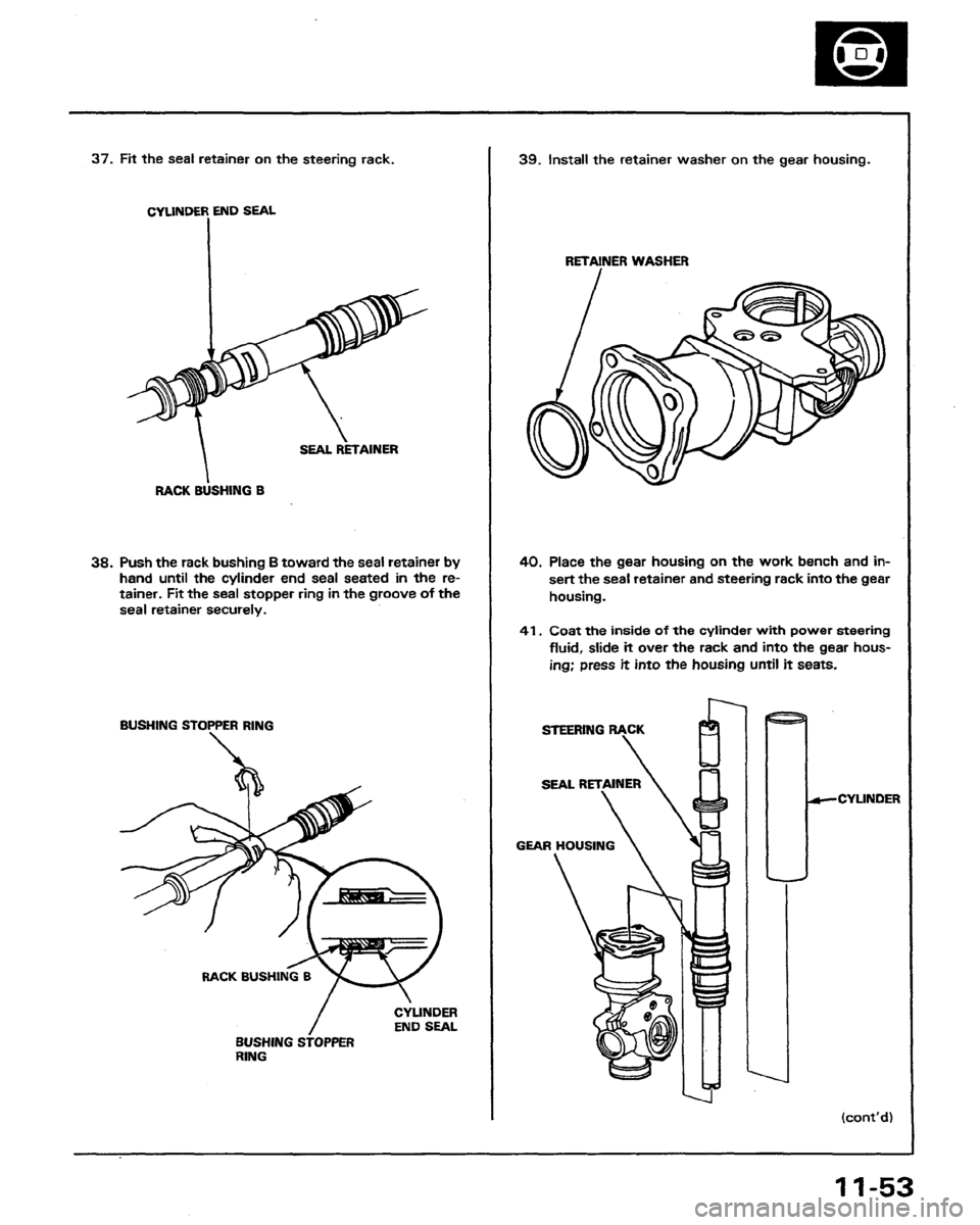 HONDA PRELUDE 1991  Service Repair Manual 