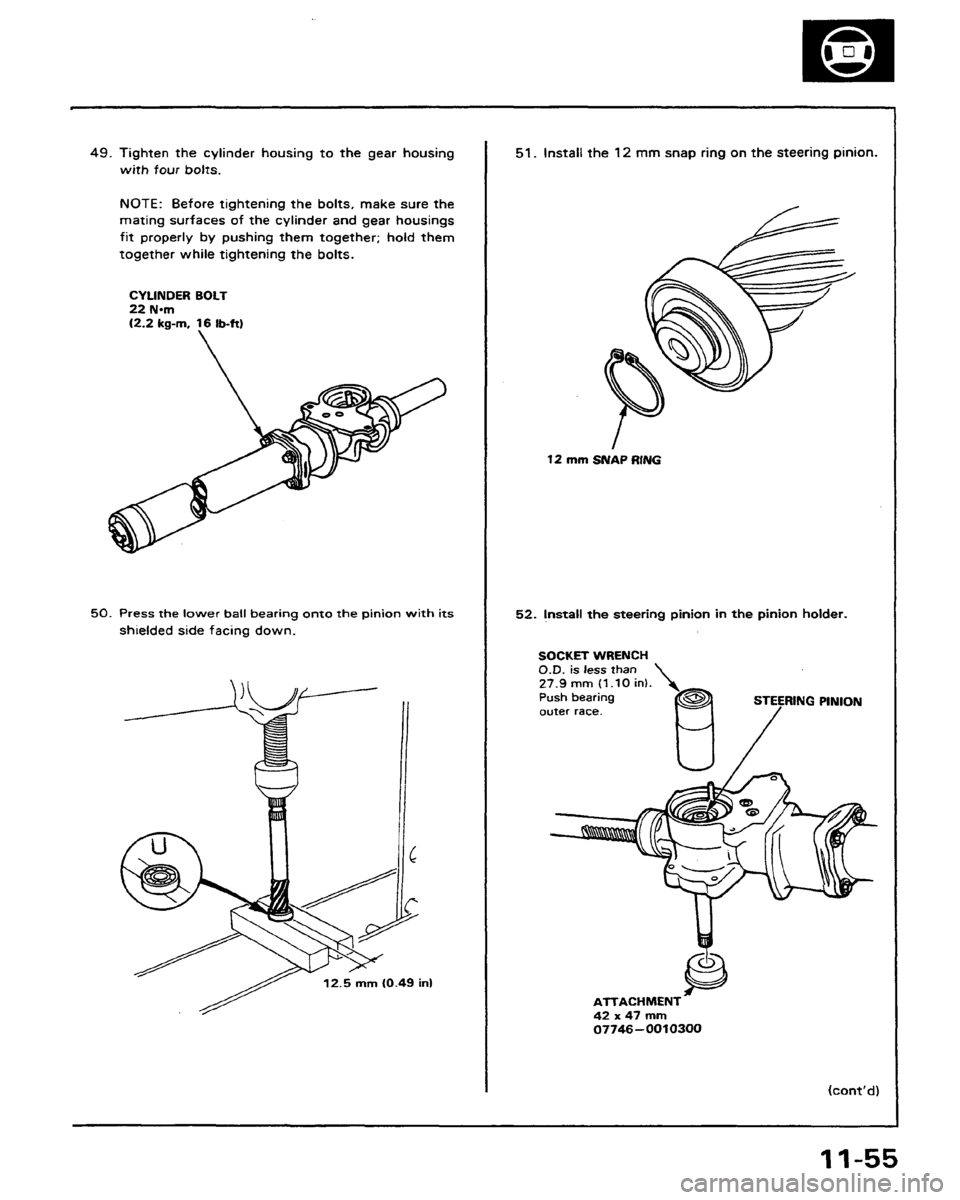 HONDA PRELUDE 1991  Service Repair Manual 