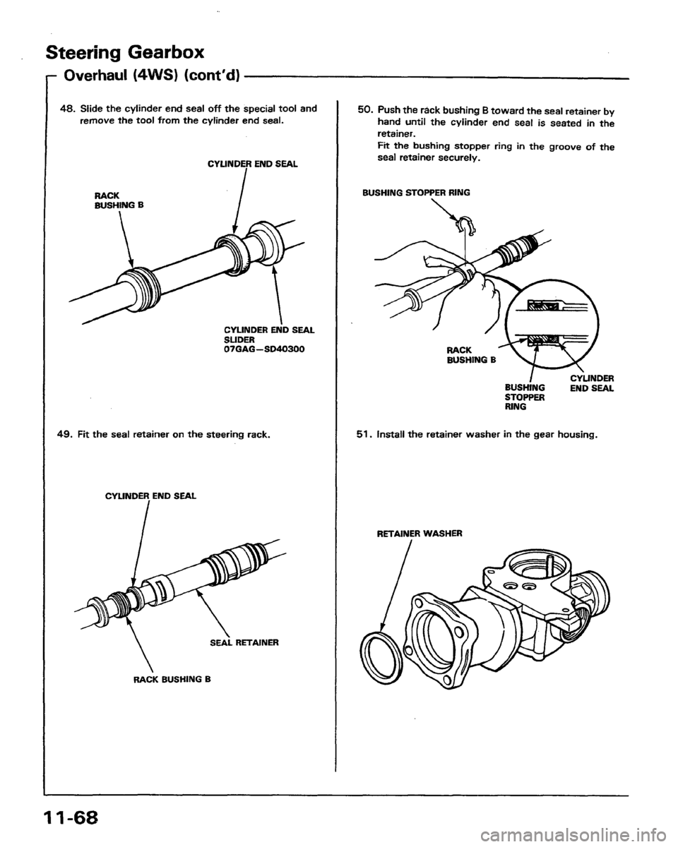 HONDA PRELUDE 1991  Service Repair Manual 