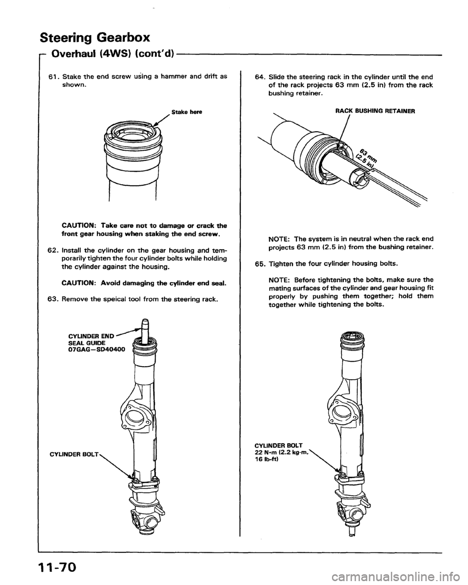 HONDA PRELUDE 1991  Service Repair Manual 