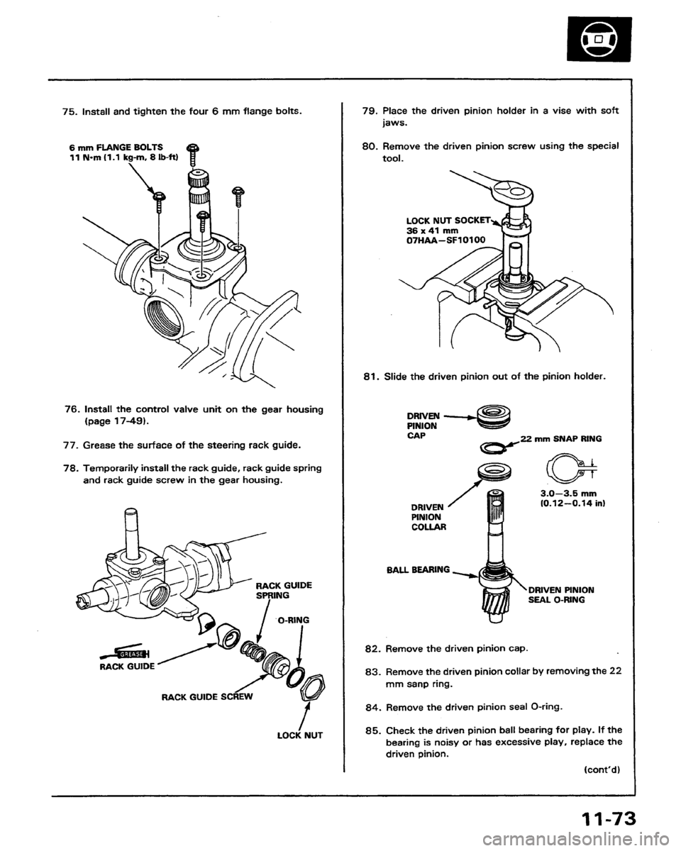 HONDA PRELUDE 1991  Service Repair Manual 