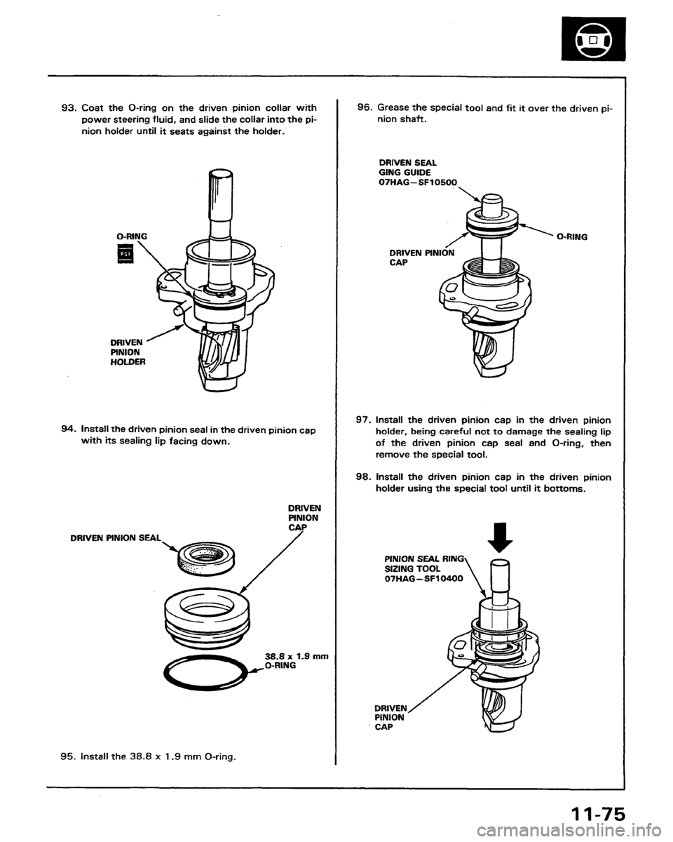HONDA PRELUDE 1991  Service Repair Manual 