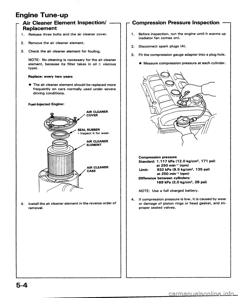 HONDA PRELUDE 1991  Service Repair Manual 