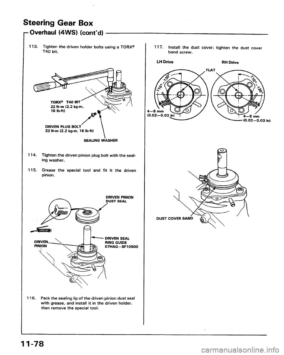 HONDA PRELUDE 1991  Service Repair Manual 