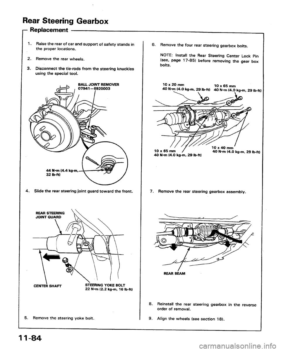 HONDA PRELUDE 1991  Service Repair Manual 