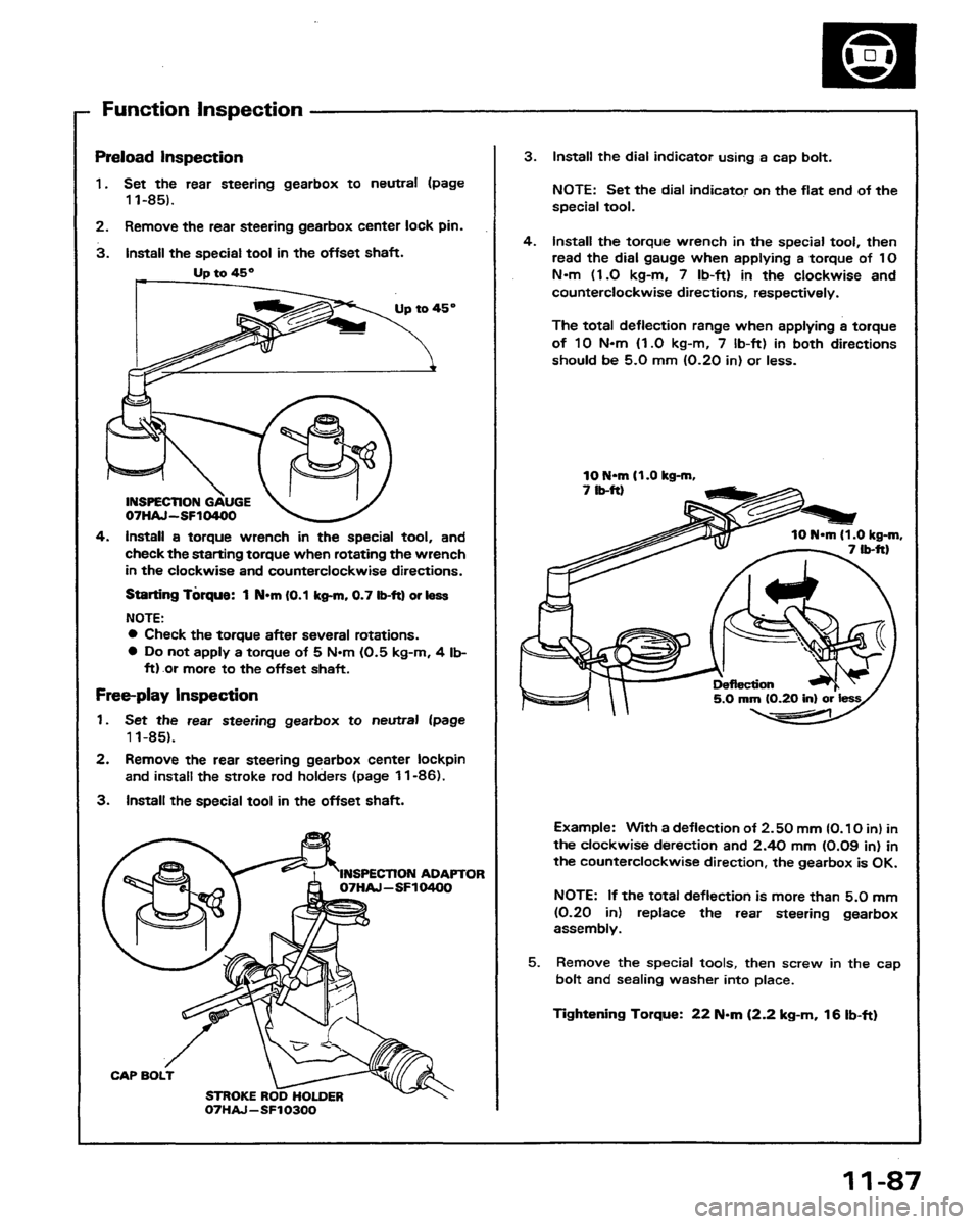 HONDA PRELUDE 1991  Service Repair Manual 
