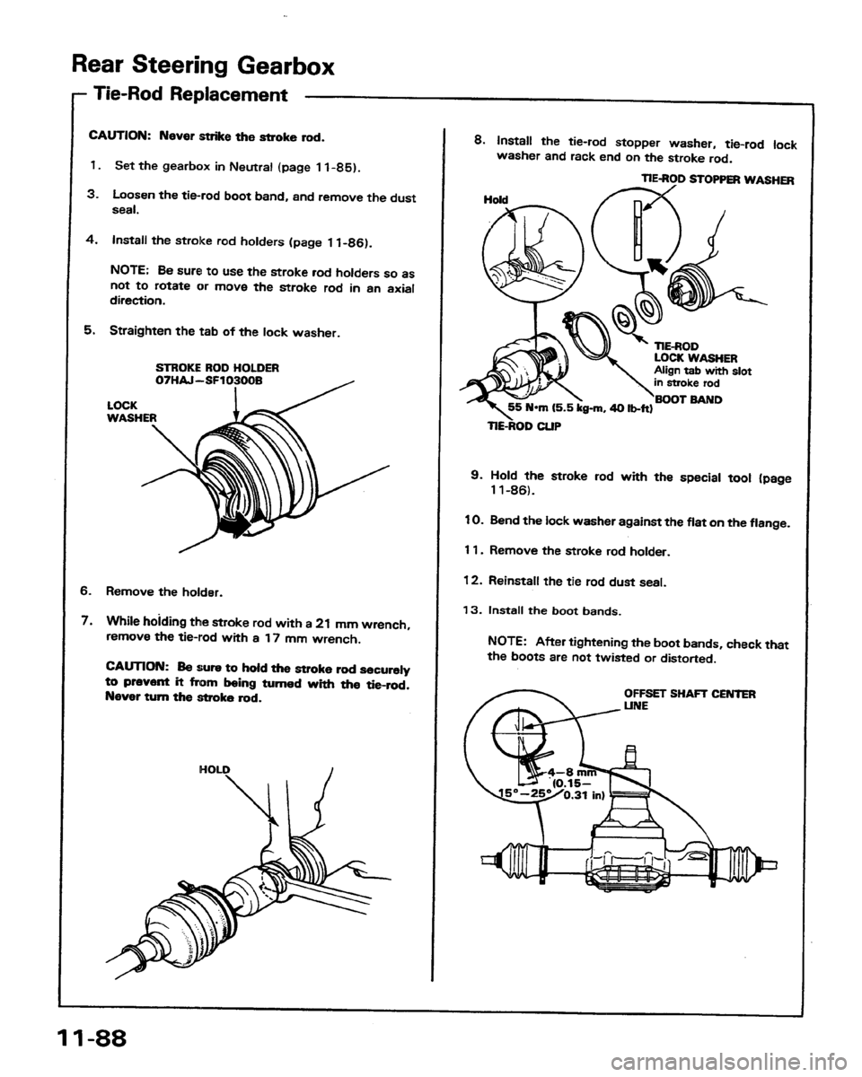 HONDA PRELUDE 1991  Service Repair Manual 