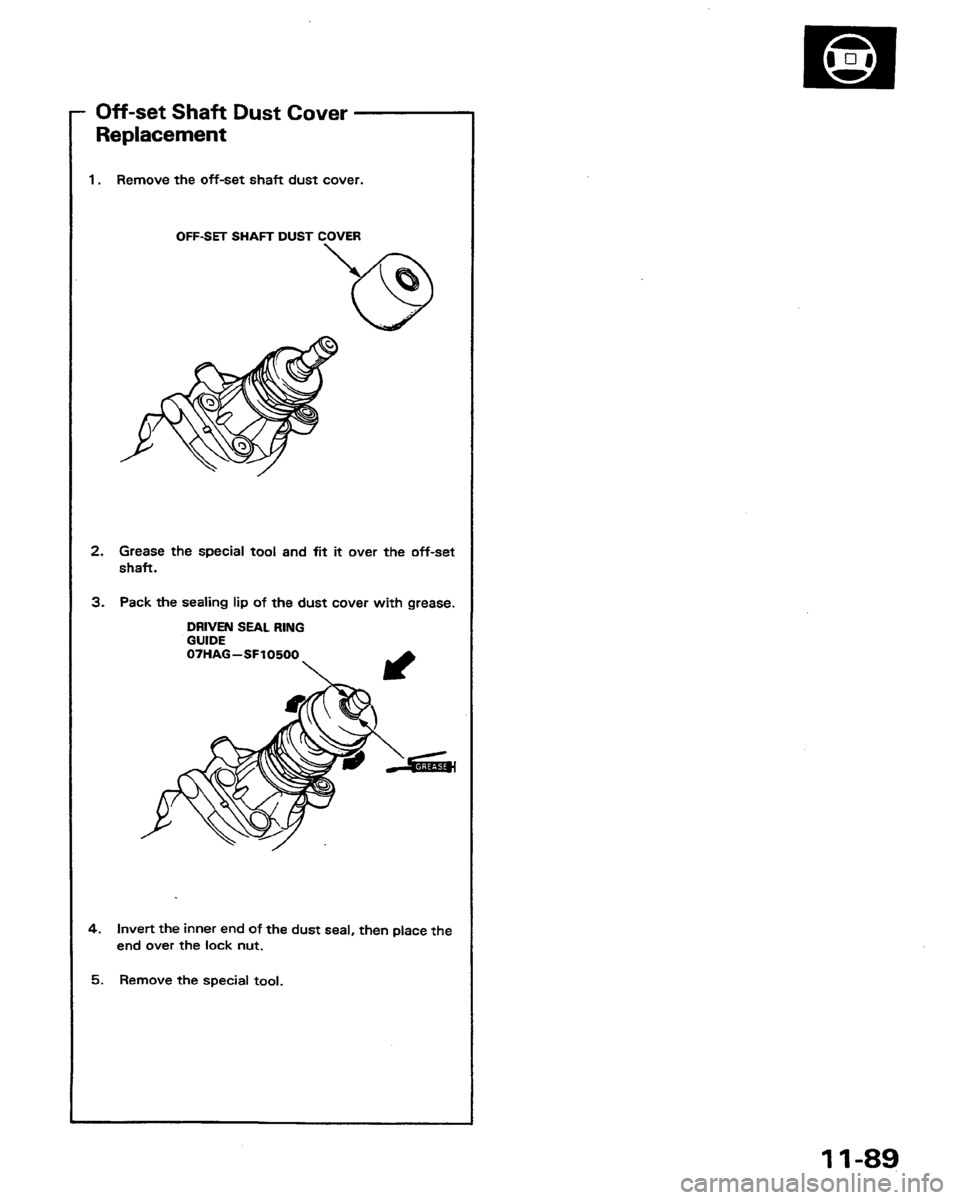 HONDA PRELUDE 1991  Service Repair Manual 