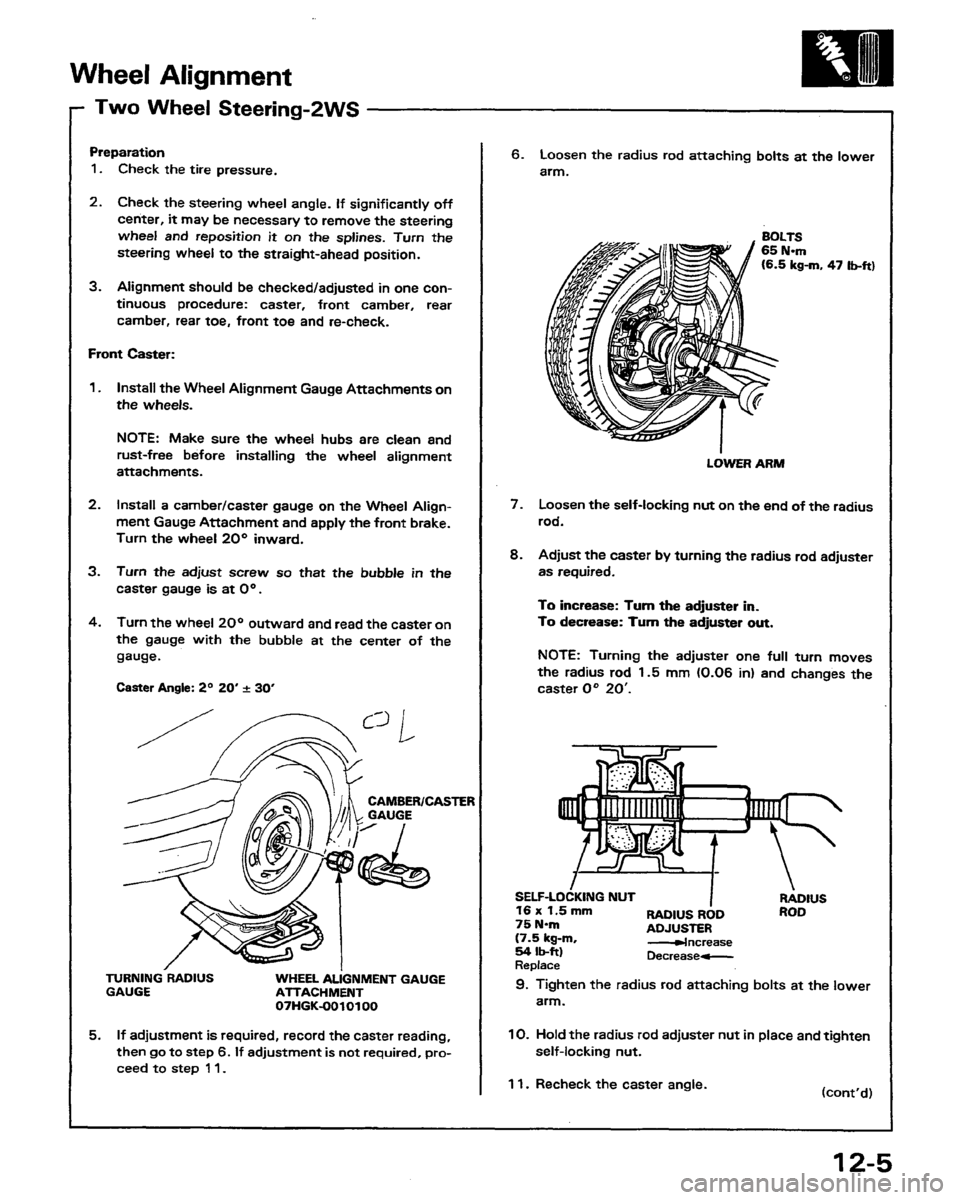 HONDA PRELUDE 1991  Service Repair Manual 