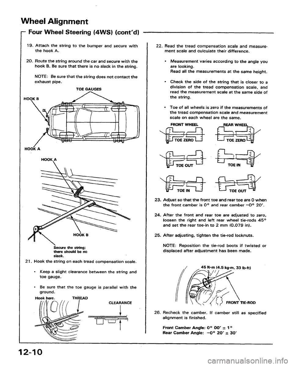 HONDA PRELUDE 1991  Service Repair Manual 