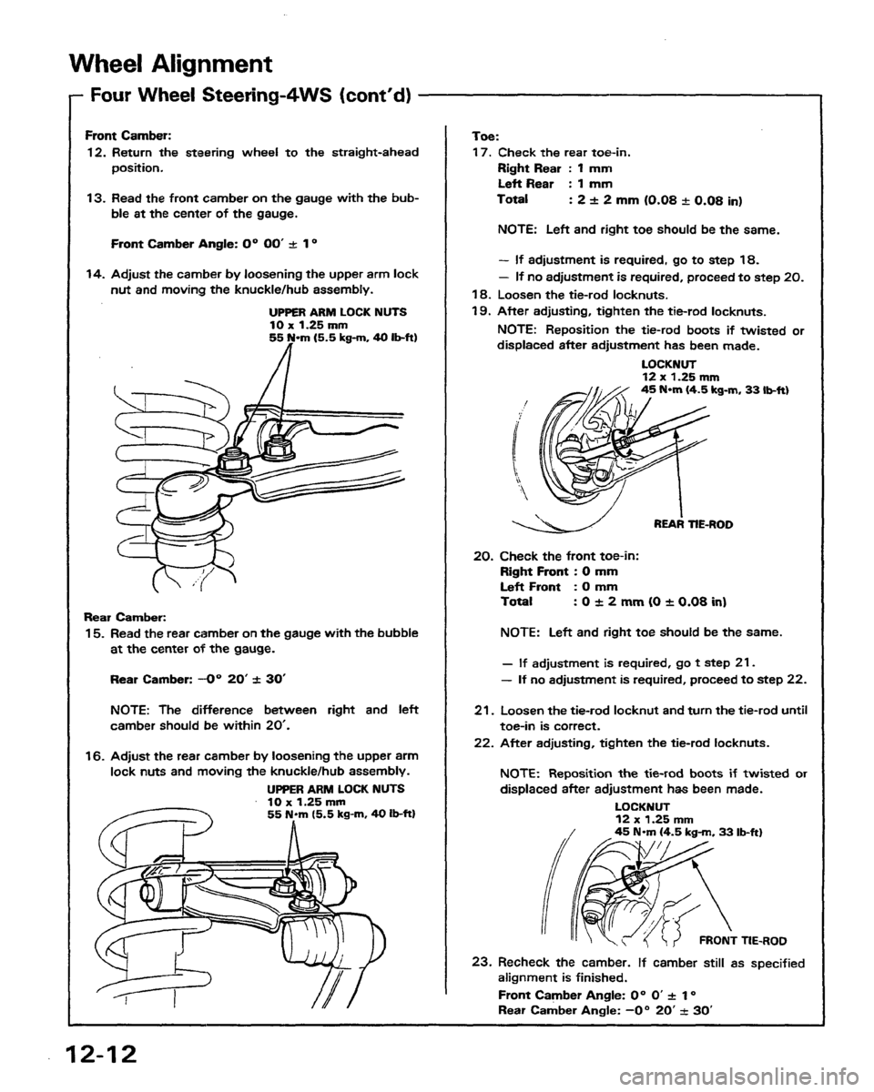 HONDA PRELUDE 1991  Service Repair Manual 