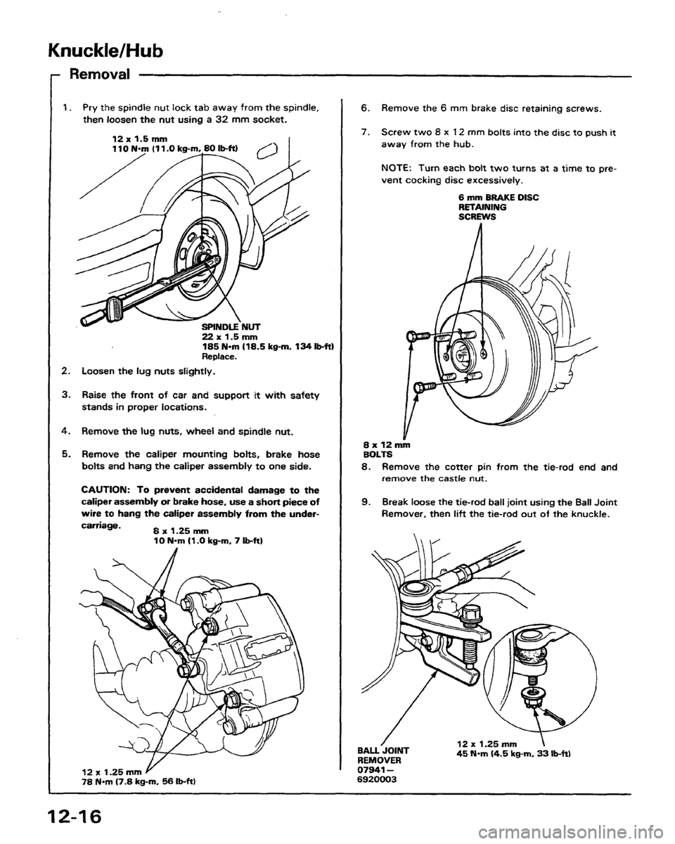 HONDA PRELUDE 1991  Service Repair Manual 