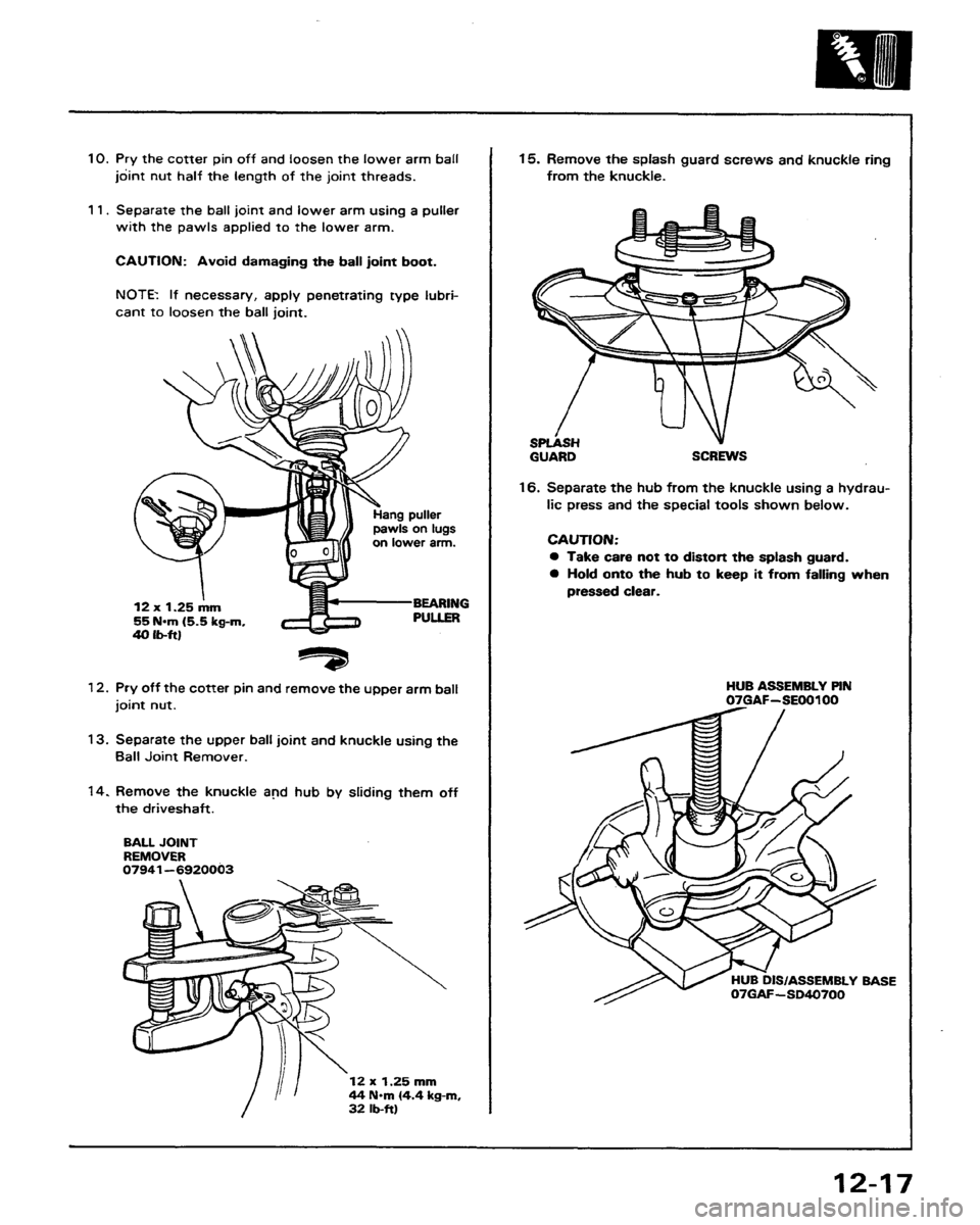 HONDA PRELUDE 1991  Service Repair Manual 