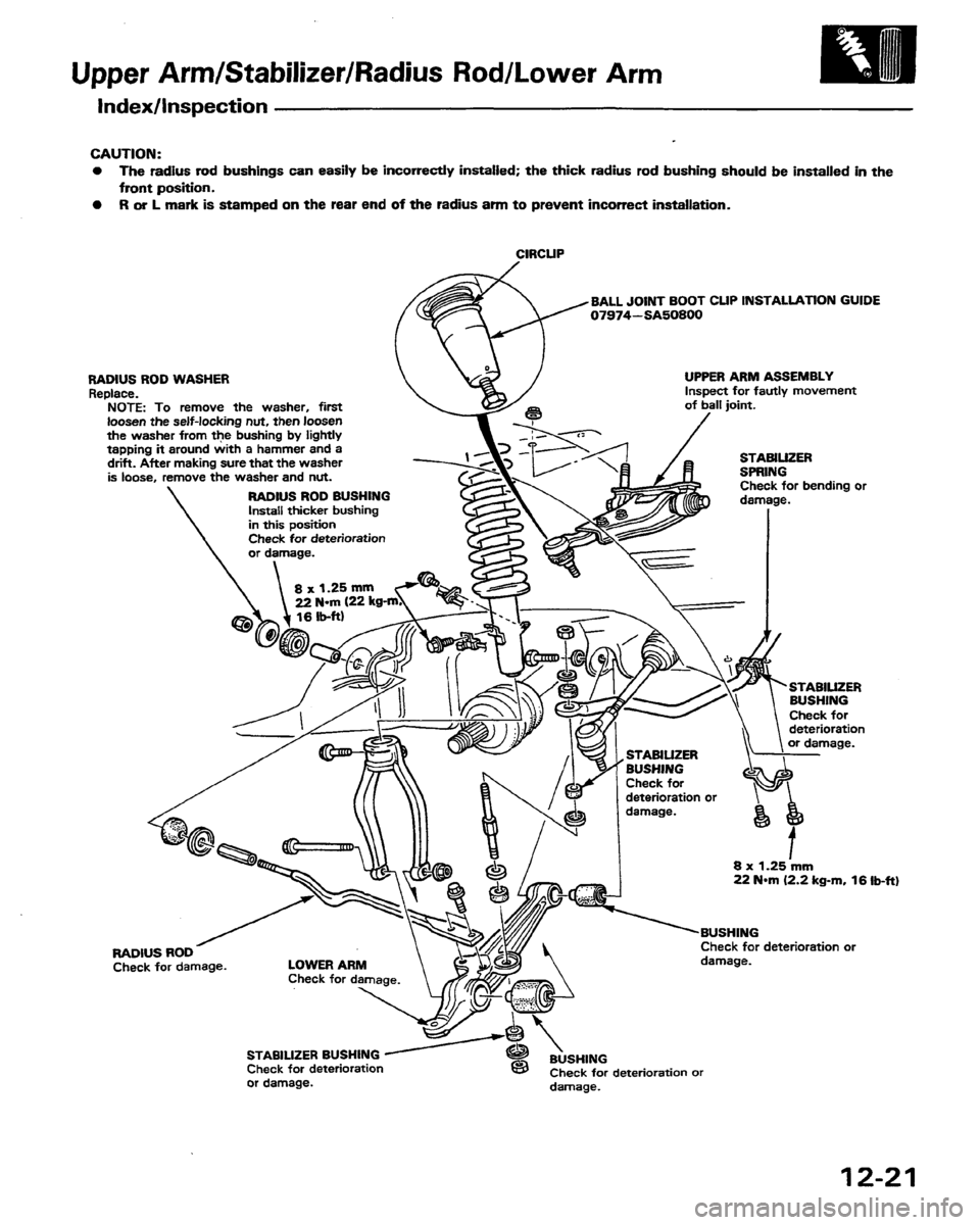 HONDA PRELUDE 1991  Service Repair Manual 