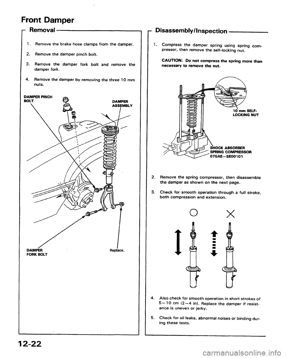 HONDA PRELUDE 1991  Service Repair Manual 