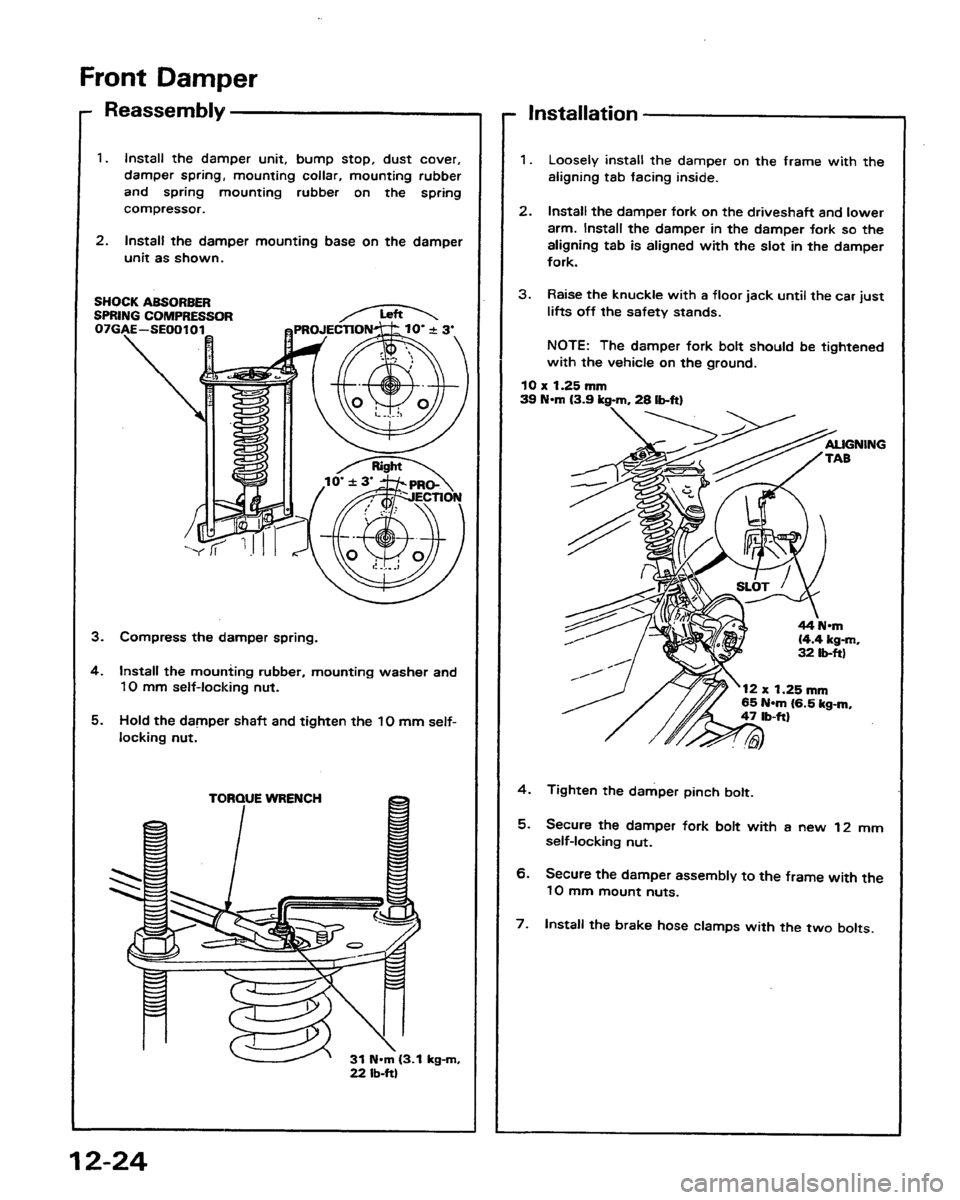 HONDA PRELUDE 1991  Service Repair Manual 