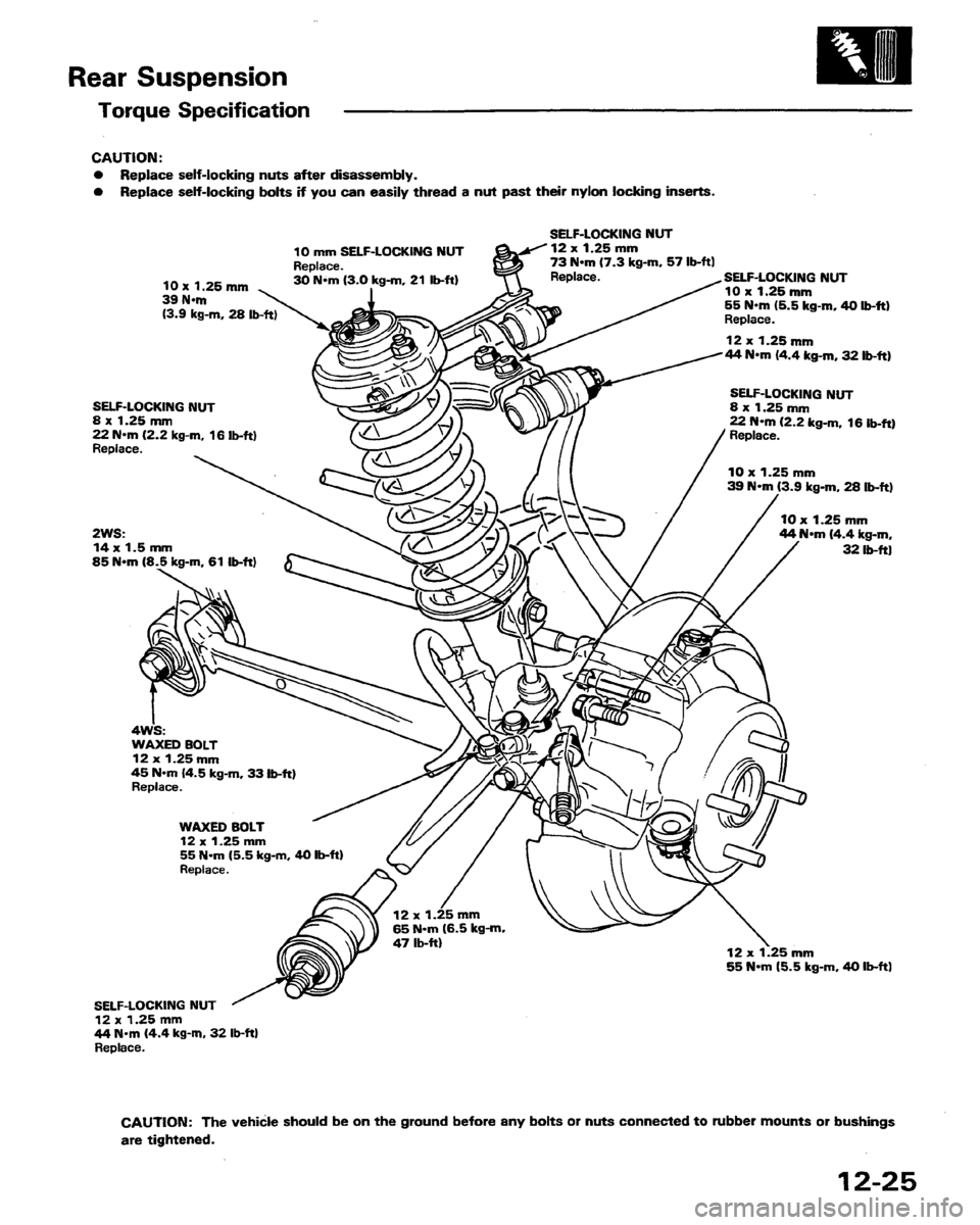 HONDA PRELUDE 1991  Service Repair Manual 