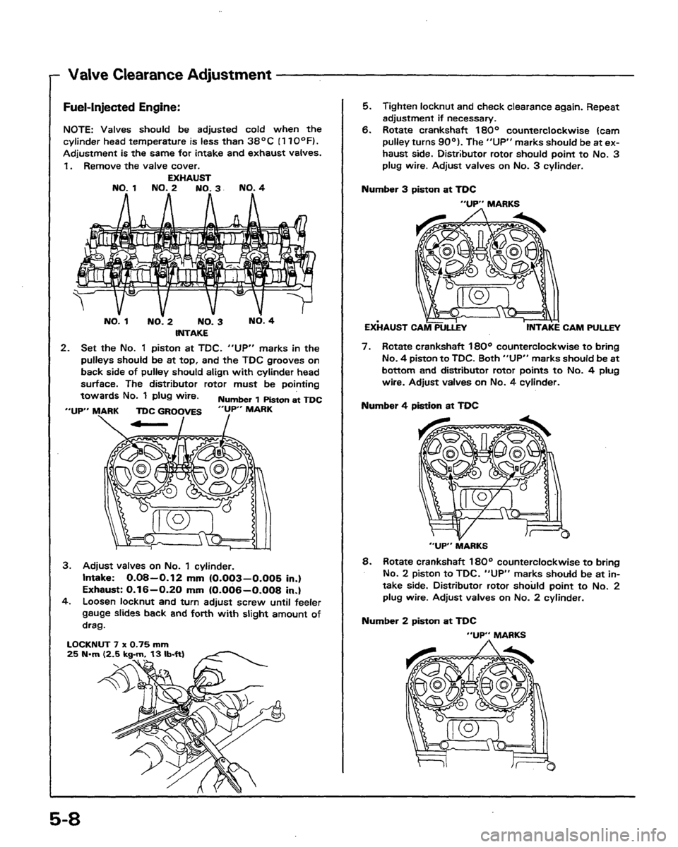 HONDA PRELUDE 1991  Service Repair Manual 