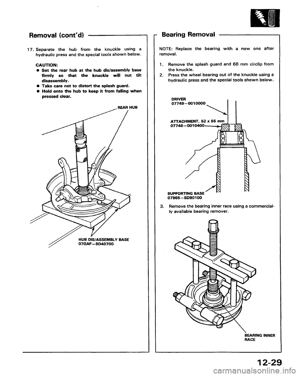 HONDA PRELUDE 1991  Service Repair Manual 
