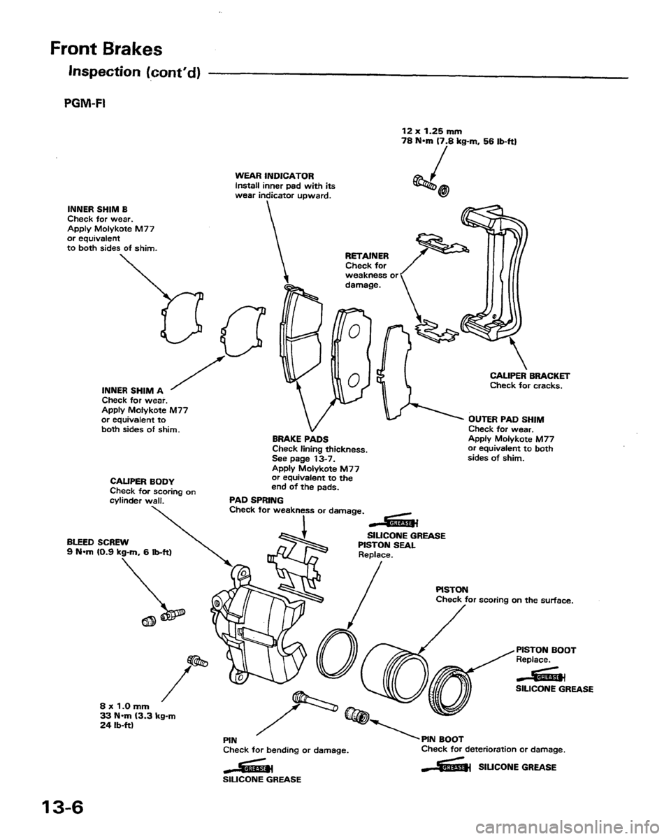 HONDA PRELUDE 1991  Service Repair Manual 