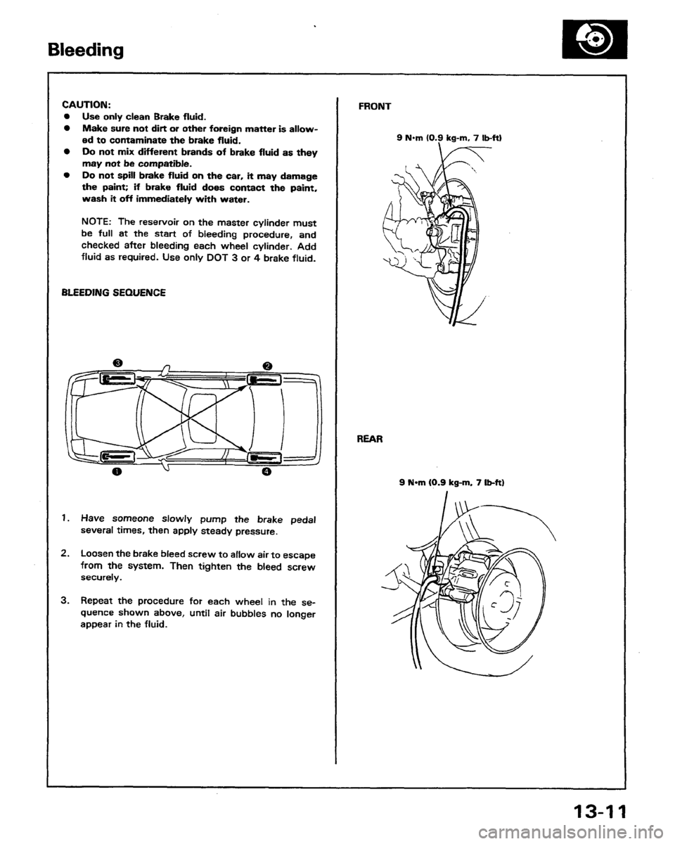 HONDA PRELUDE 1991  Service Repair Manual 
