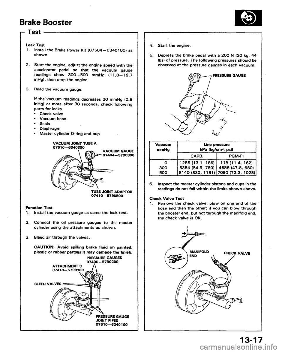 HONDA PRELUDE 1991  Service Repair Manual 
