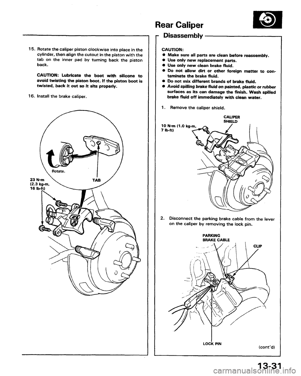 HONDA PRELUDE 1991  Service Repair Manual 