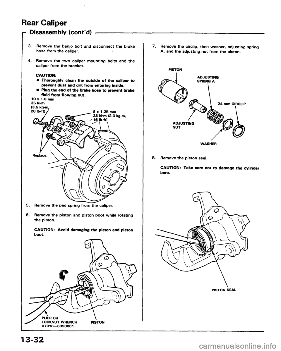HONDA PRELUDE 1991  Service Repair Manual 