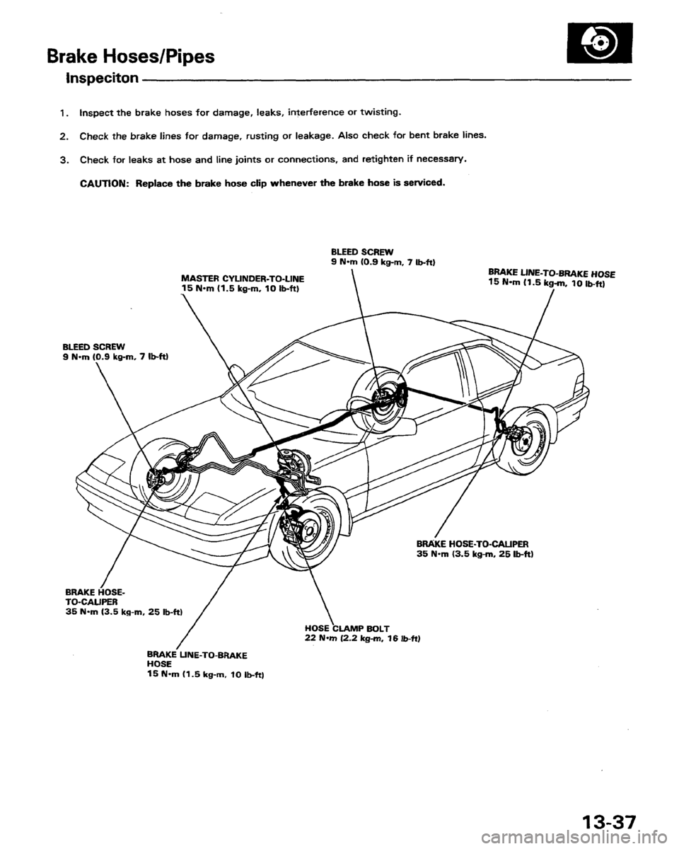 HONDA PRELUDE 1991  Service Repair Manual 