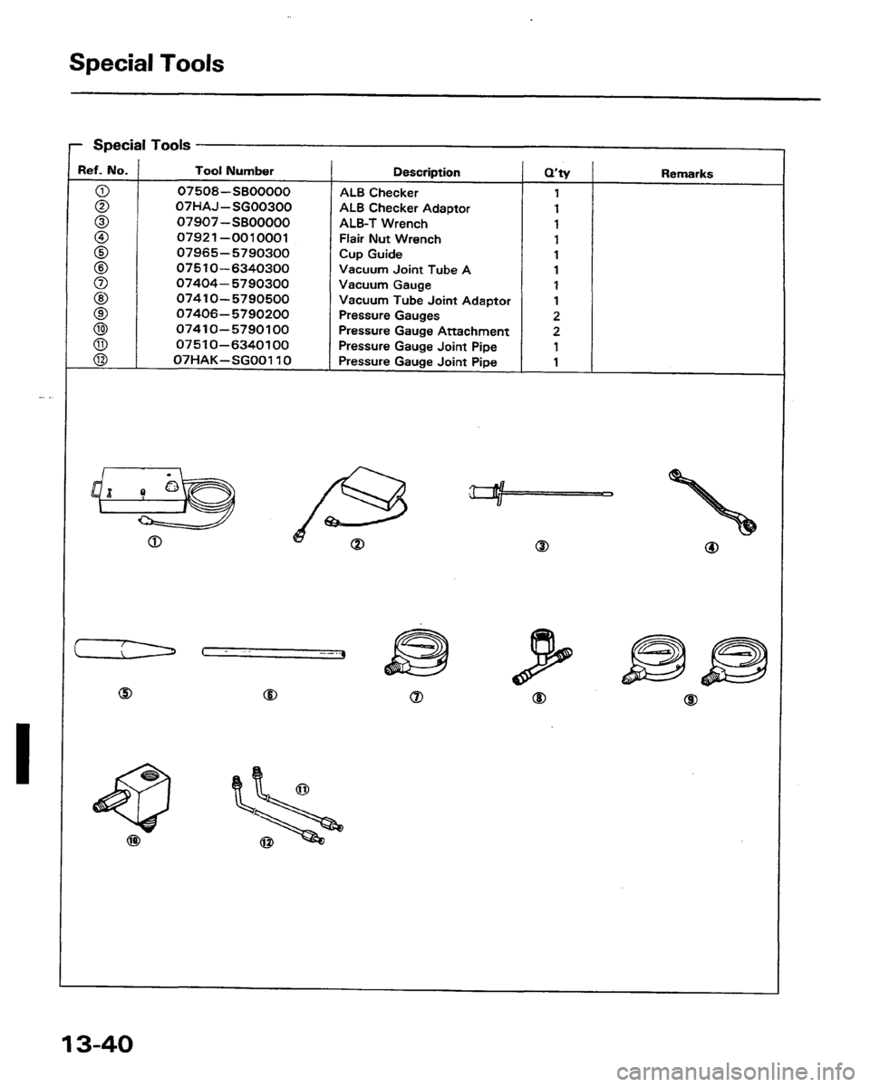 HONDA PRELUDE 1991  Service Repair Manual 