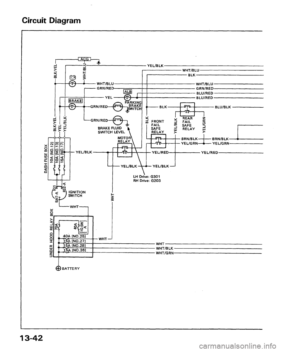 HONDA PRELUDE 1991  Service Repair Manual 
