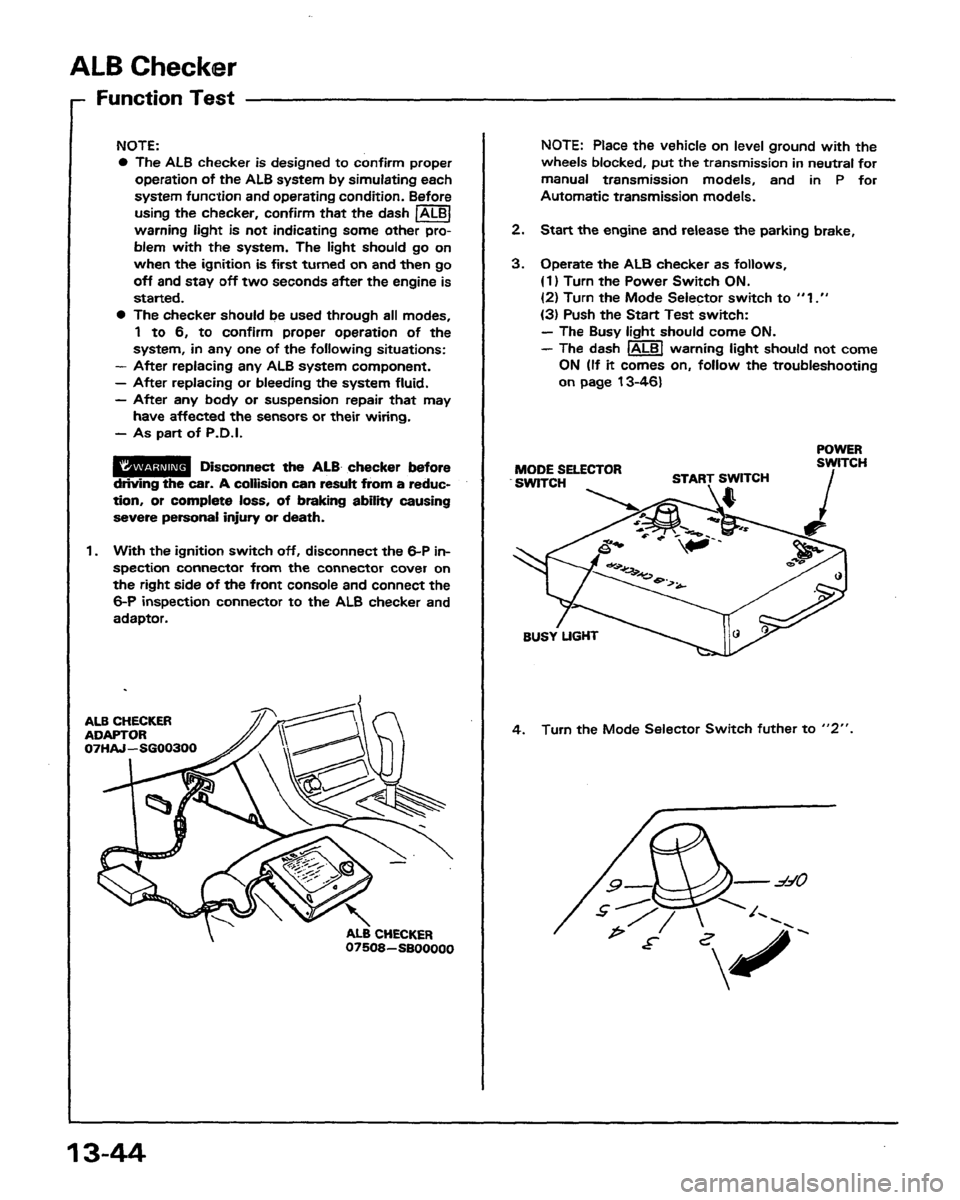 HONDA PRELUDE 1991  Service Repair Manual 