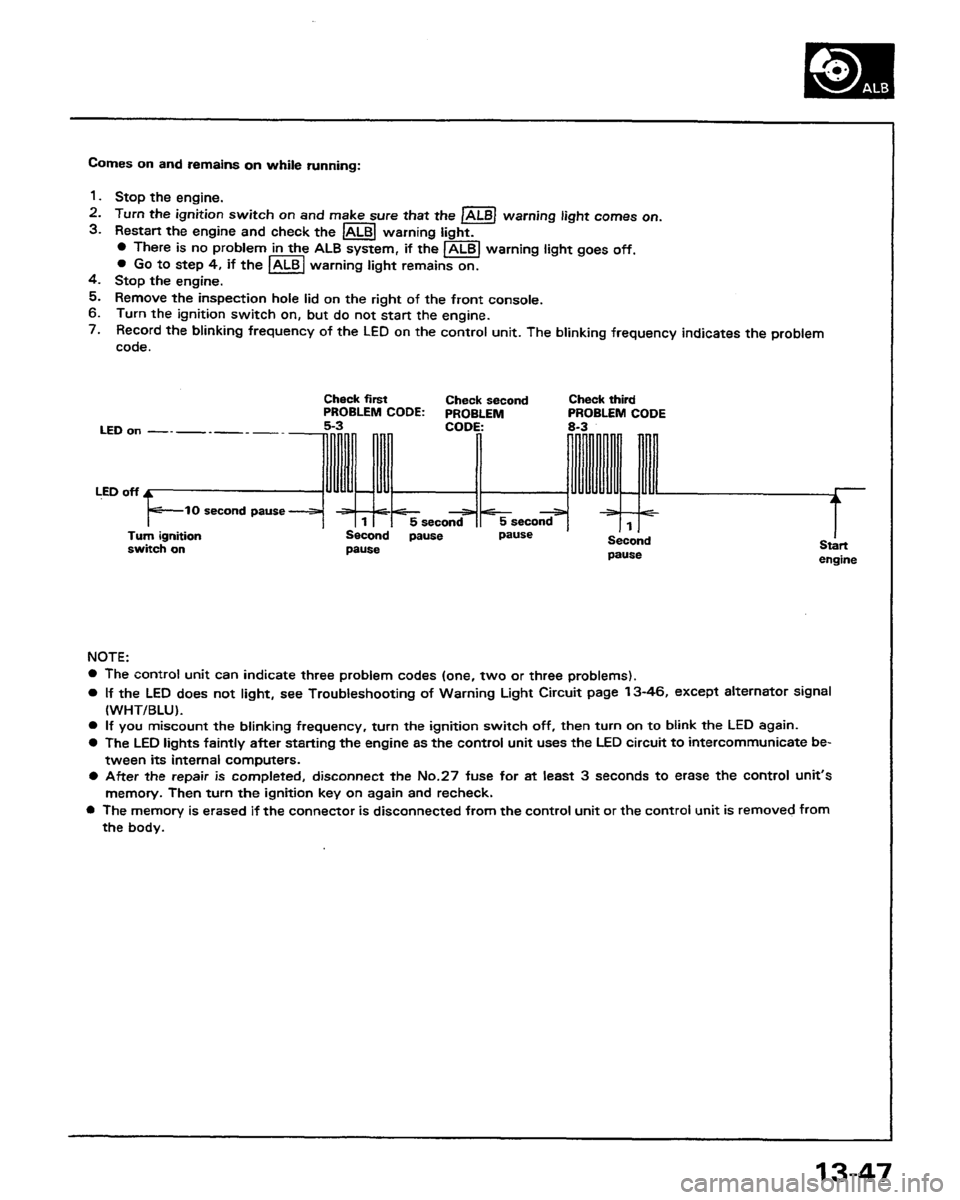HONDA PRELUDE 1991  Service Repair Manual 