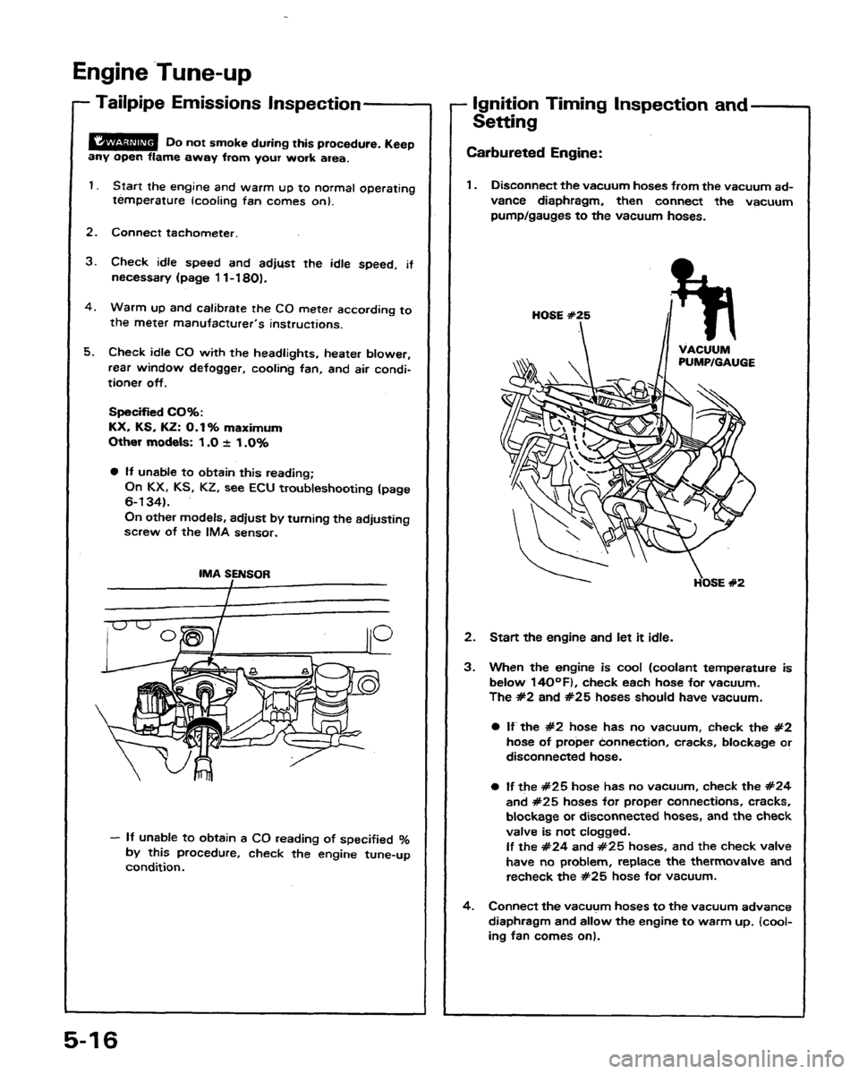 HONDA PRELUDE 1991  Service Repair Manual 